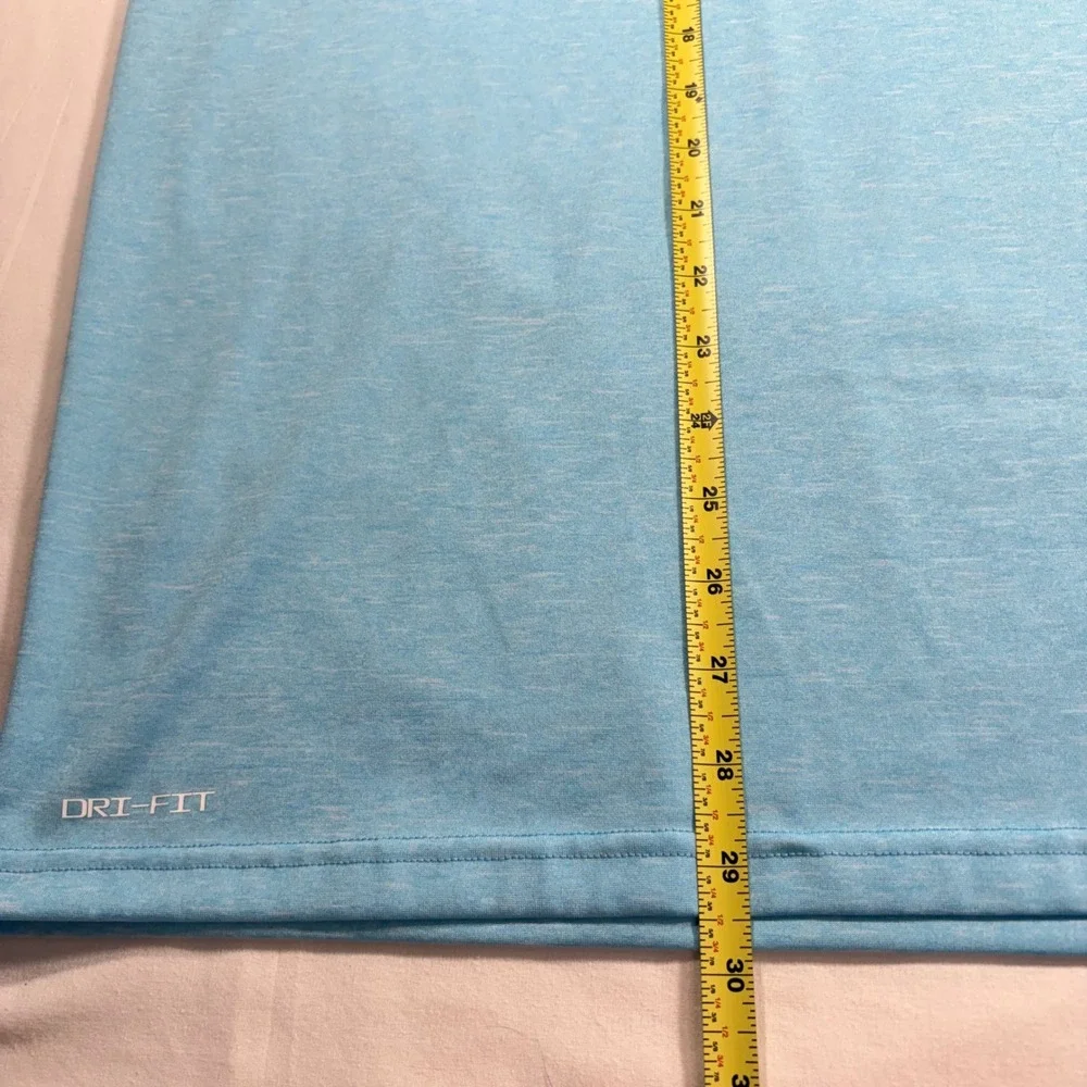 Nike Swim Mens XXL Dri-FIT Performance Blue UPF 40+ Short Sleeve Swim Shirt